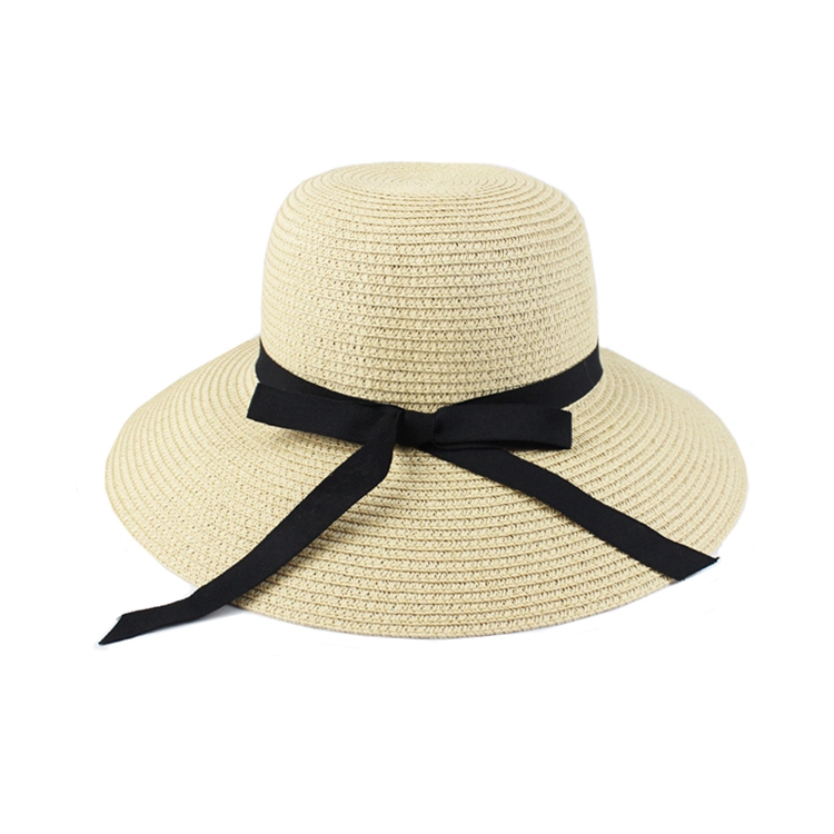 New Style Promotional Summer Ladies Beach Straw Hat For Women